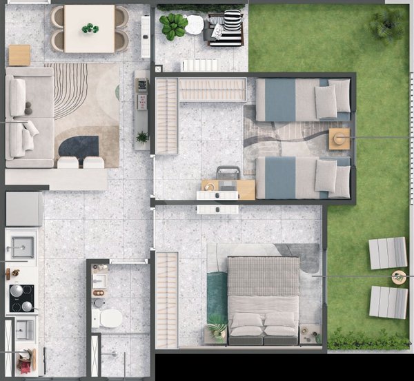 Apartamento 62m² 3