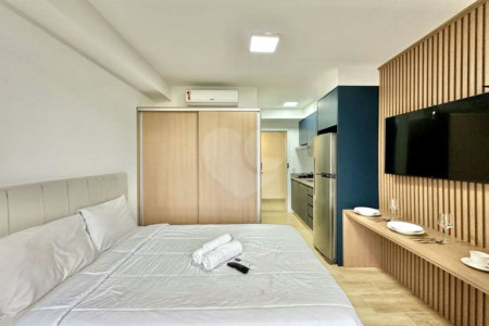 Studio mobiliado e equipado – Vila Mariana / Metrô Vila Mariana 22m2