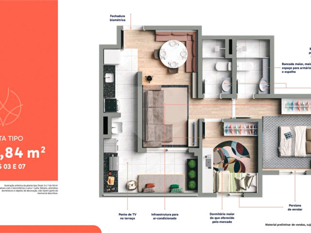 Apartamento à venda com 2 quartos, sendo 1 suíte,  em Casa Verde, São Paulo, SP