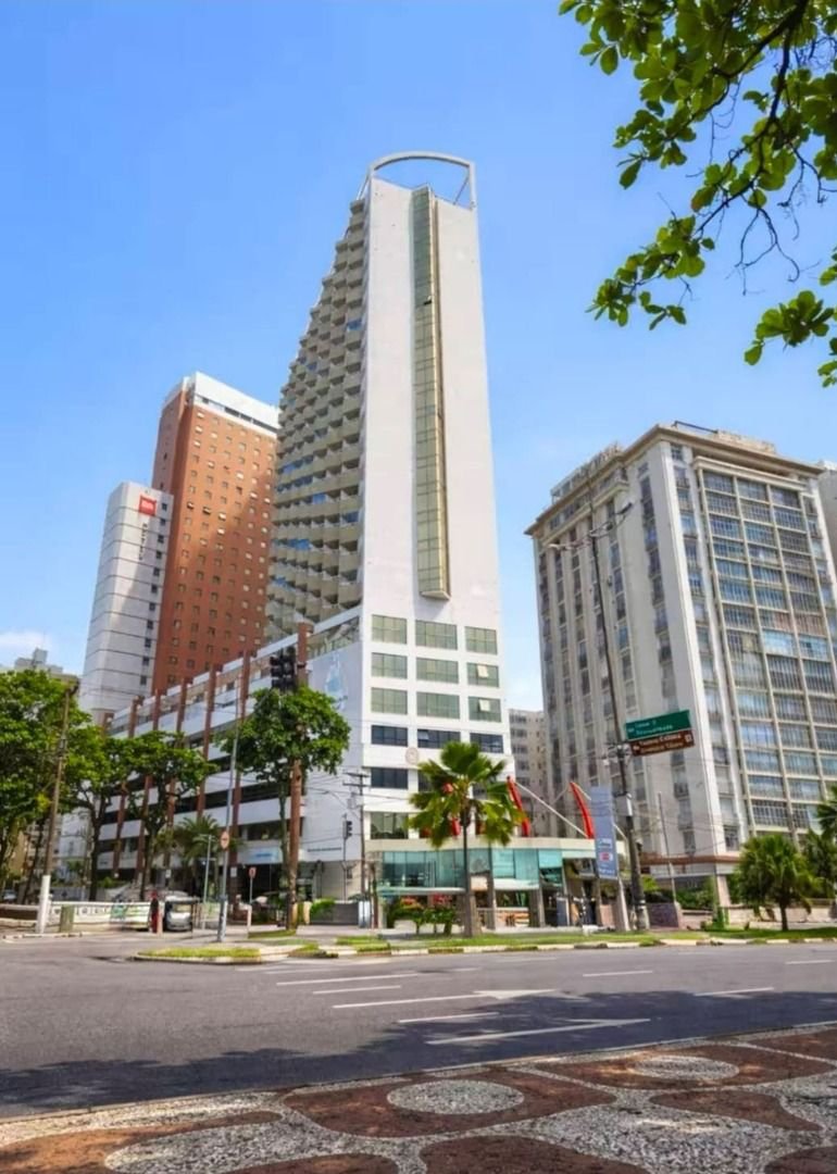 Flat com 1 dormitório à venda, 50 m² por R$ 645.000,00 - Boqueirão - Santos/SP