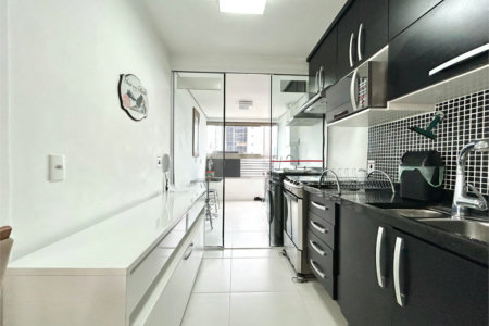 Apartamento à venda ou para alugar com 2 quartos, sendo 1 suíte, em Brooklin, São Paulo, SP
