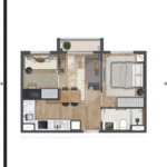 Apartamento para alugar com 1 quarto em Moema, São Paulo, SP
