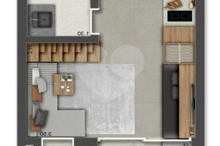 Studio à venda com 1 quarto em Jardim das Acácias, São Paulo, SP