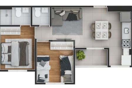 Apartamento à venda com 2 quartos em Chácaras Reunidas São Jorge, Sorocaba, SP
