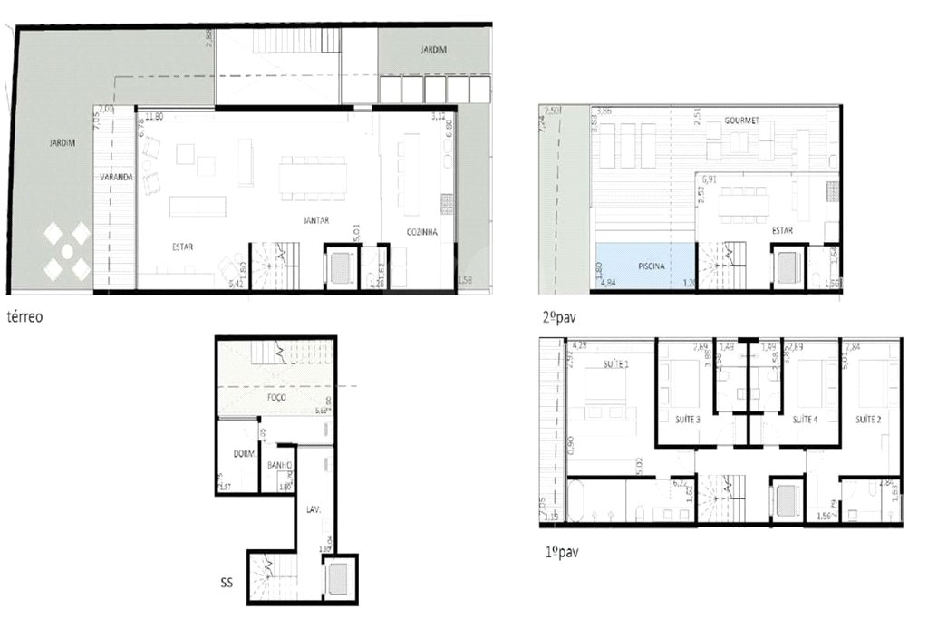 Casa à venda com 8 suítes no condomínio Casas do Bosque, São Paulo - SP