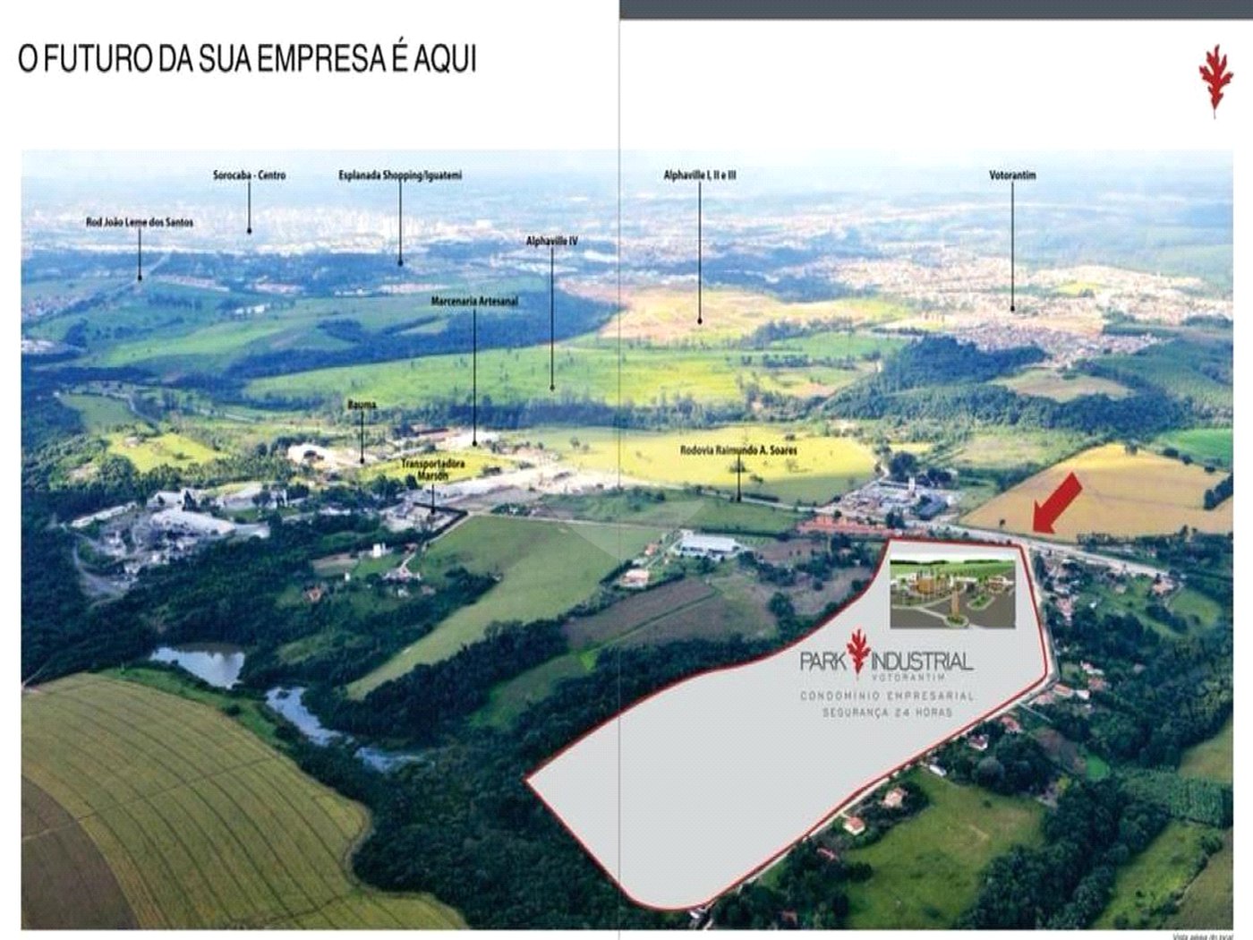 Terreno à venda no condomínio Park Industrial Votorantim, Votorantim - SP