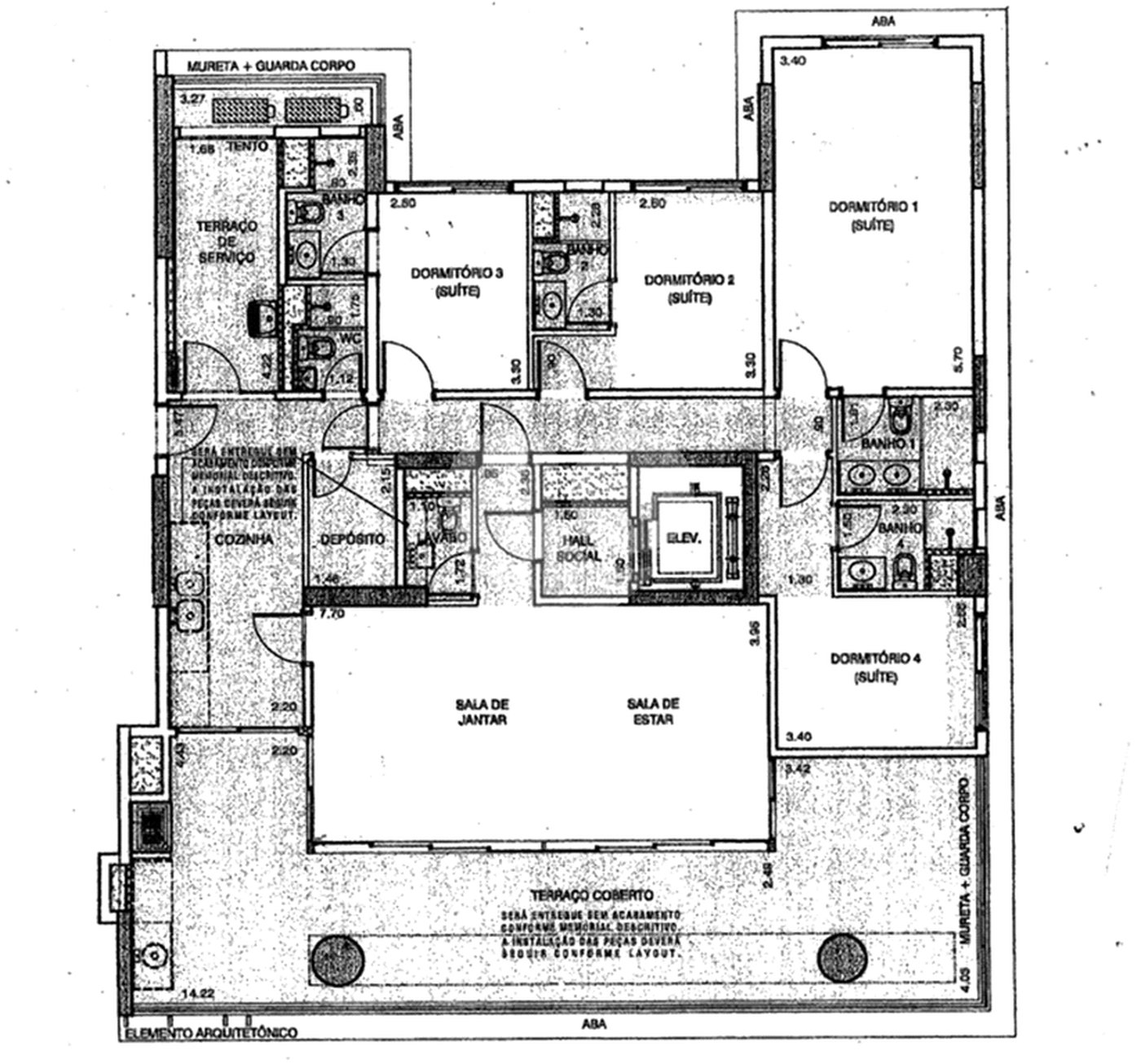 Apartamento à venda com 3 suítes em Campo Belo, São Paulo, SP