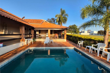 Chácara com 3 dormitórios à venda, 1200 m² por R$ 870.000,00 - Condomínio Ninho Verde II - Pardinho/SP