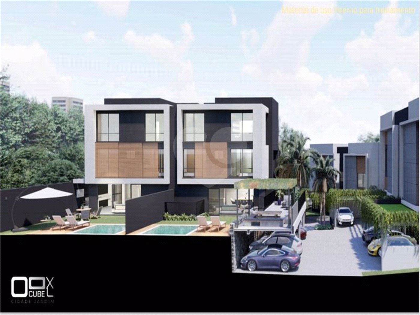 Casa à venda com 4 suítes no condomínio Cube Cidade Jardim, São Paulo - SP