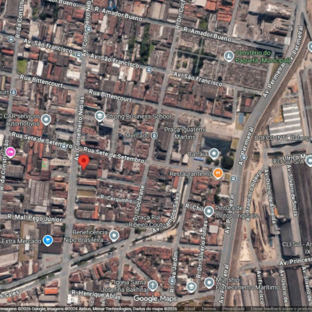Terreno, 2434 m² - venda por R$ 24.300.000,00 ou aluguel por R$ 60.000,00/mês - Paquetá - Santos/SP