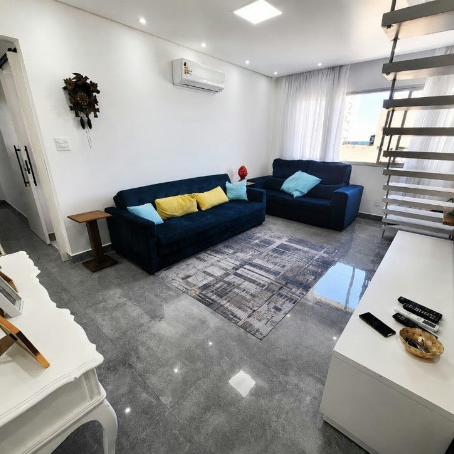 Cobertura com 3 dormitórios à venda, 176 m² por R$ 1.800.000,00 - Aparecida - Santos/SP
