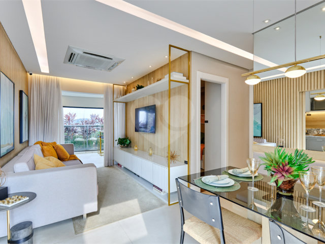 Apartamento à venda com 2 quartos, sendo 1 suíte,  em Brooklin, São Paulo, SP