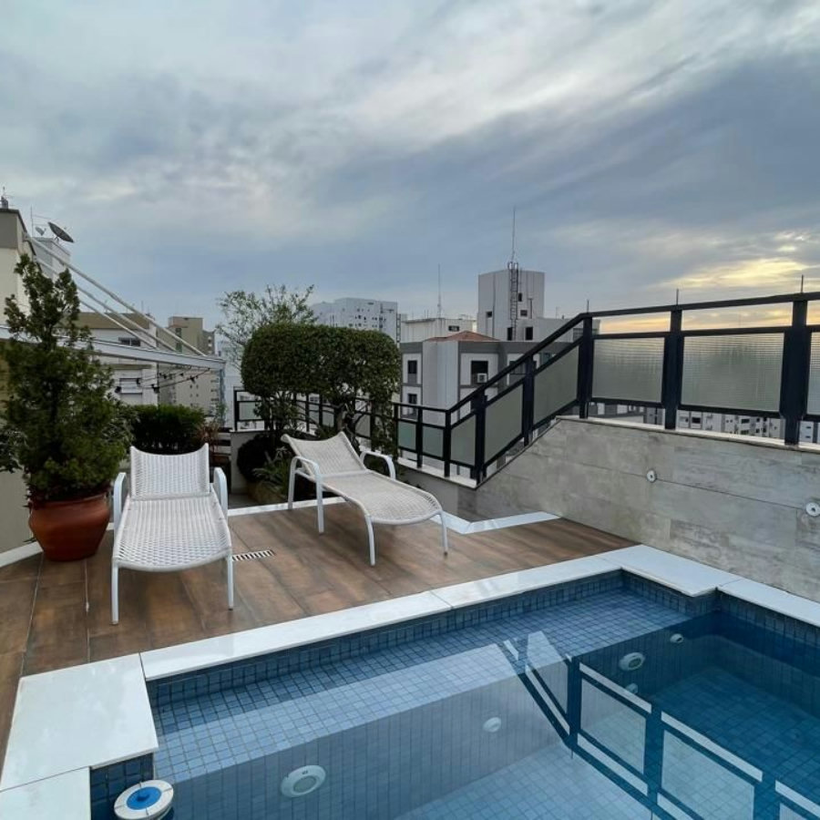 Cobertura à venda, 348 m² por R$ 3.900.000,00 - Aparecida - Santos/SP