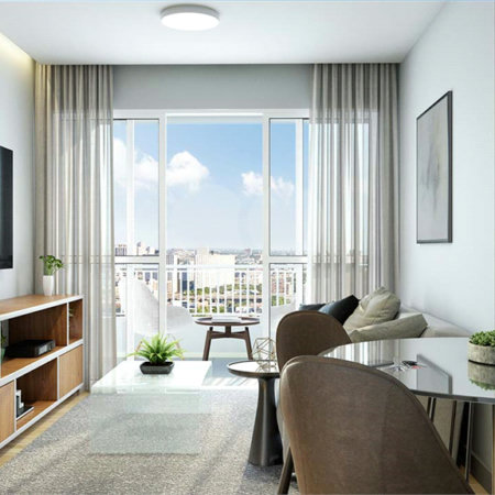 Apartamento à venda com 2 quartos, sendo 1 suíte, em Vila Paulista, São Paulo, SP