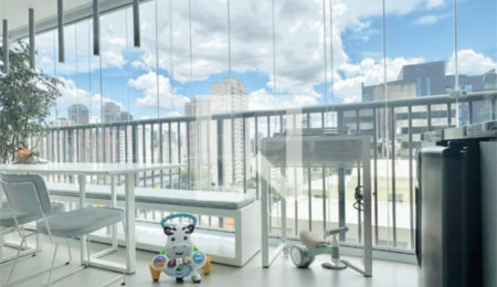 Apartamento à venda com 2 quartos, sendo 1 suíte,  em Brooklin, São Paulo, SP