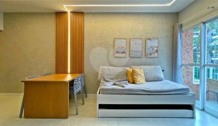 Apartamento à venda com 1 suíte em Riviera de São Lourenço, Bertioga, SP
