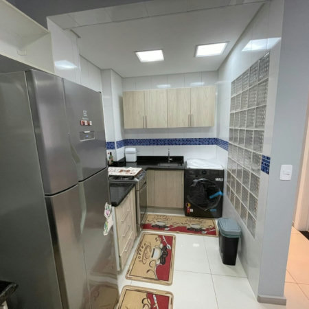 Apartamento com 1 dormitório à venda, 49 m² por R$ 490.000,00 - Gonzaga - Santos/SP