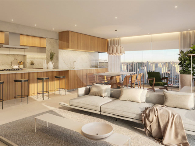 Apartamento à venda com 3 suítes em Campo Belo, São Paulo, SP