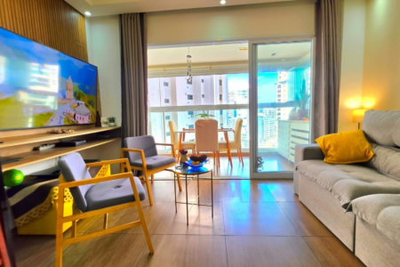 Apartamento com 1 dormitório à venda, 58 m² por R$ 740.000,00 - Ponta da Praia - Santos/SP