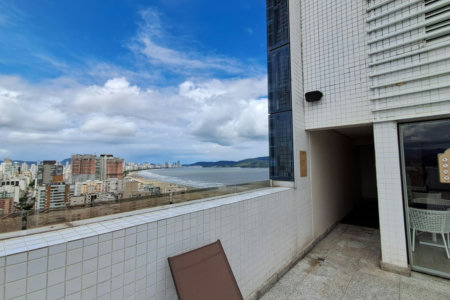 Studio com 1 dormitório à venda, 27 m² por R$ 355.000,00 - Gonzaga - Santos/SP