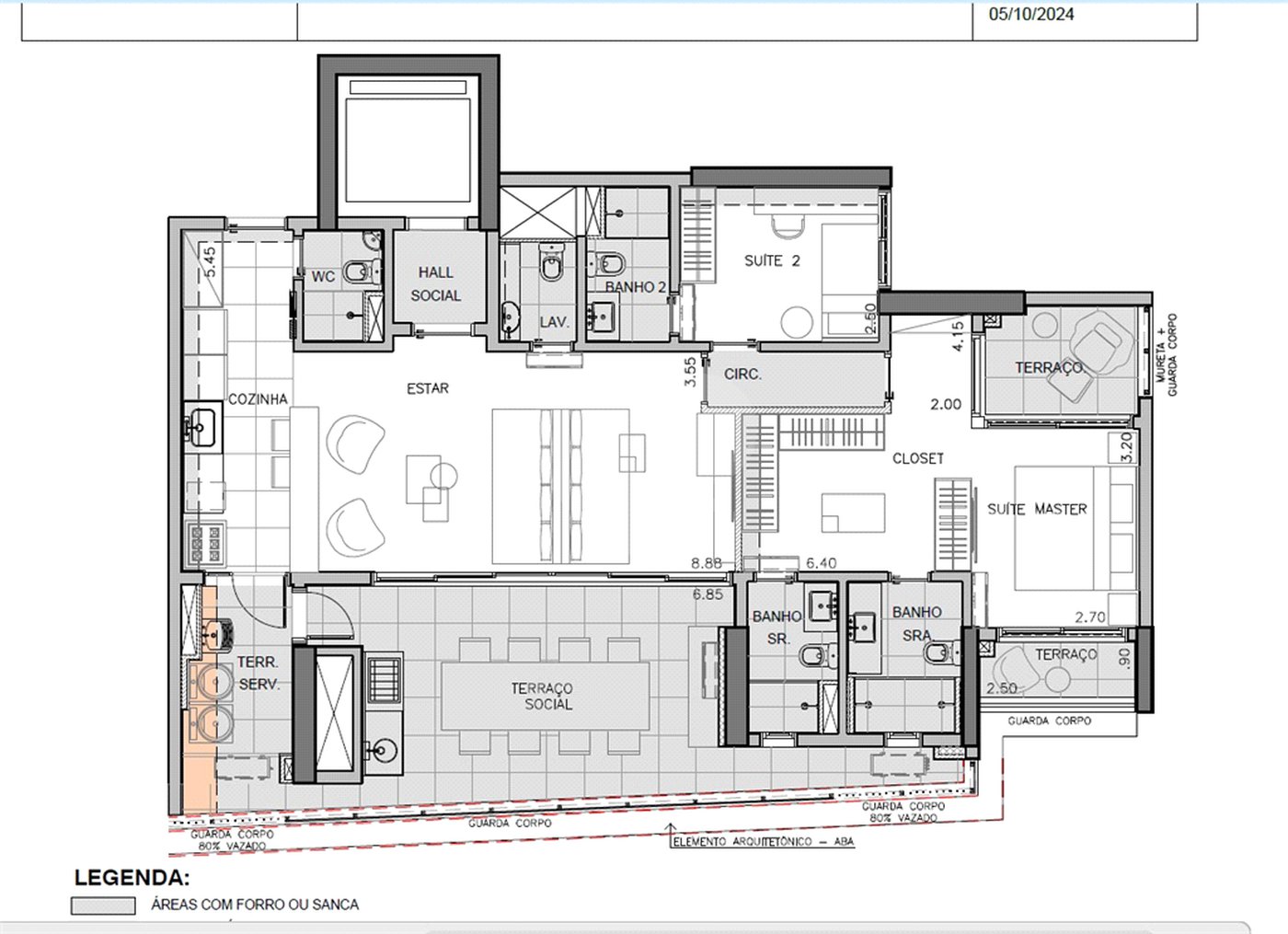 Apartamento à venda com 2 suítes em Santo Amaro, São Paulo, SP
