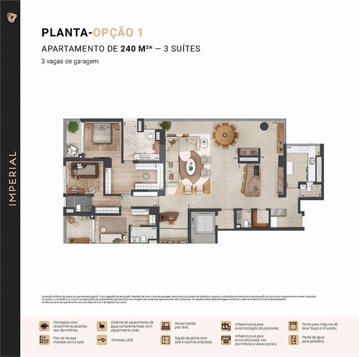 Cobertura à venda com 3 suítes em Cidade Jardim, São Paulo, SP