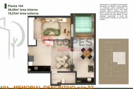 Apartamento à venda com 1 quarto em Copacabana, Rio de Janeiro, RJ