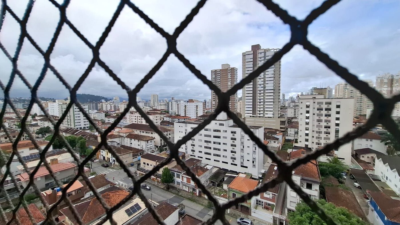 Apartamento com 2 dormitórios à venda, 80 m² por R$ 500.000,00 - Campo Grande - Santos/SP