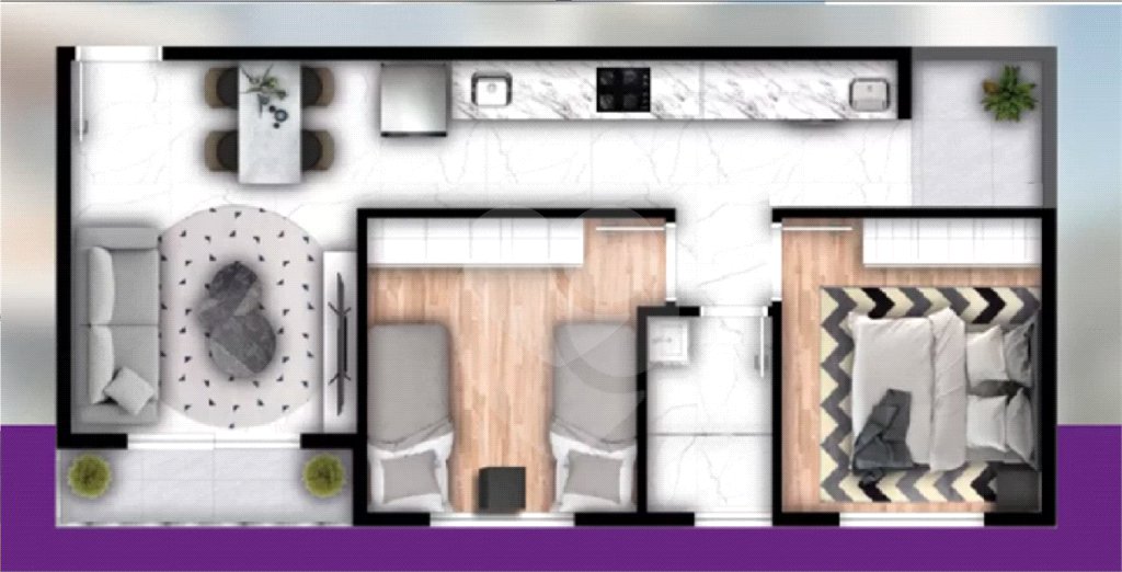 Apartamento á Venda com 47m² - Jabaquara