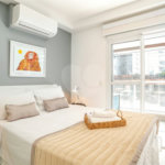 Pratico e moderno apartamento mobiliado de 45 m2 na Bela Vista
