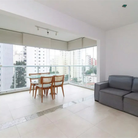 Apartamento com 43m² na região do Campo Belo em São Paulo - SP.