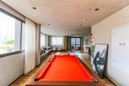 Studio à venda ou para alugar com 1 quarto, sendo 1 suíte, em Brooklin, São Paulo - SP