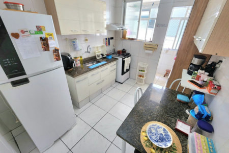 Apartamento próximo da praia com 2 dormitórios à venda, 85 m² por R$ 449.000 - Gonzaga - Santos/SP