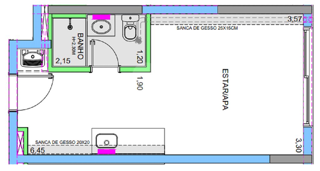 Apartamento à venda com 1 quarto em Vila Clementino, São Paulo, SP