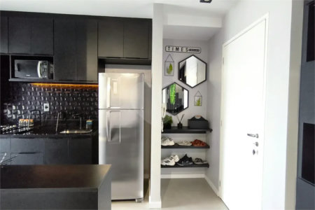 Apartamento à venda com 59m², 1 quarto e 1 vaga