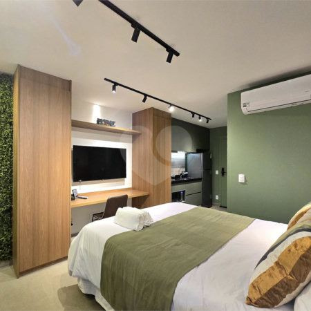 Studio à venda ou para alugar com 1 quarto em Sumaré, São Paulo, SP