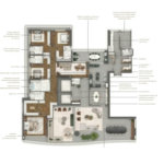 Apartamento à venda com 4 suítes em Jardim Guedala, São Paulo, SP