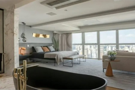 Deslumbrante apartamento duplex pronto para mudar no Itaim Bibi com 242M2, 2 suítes, 3 vagas