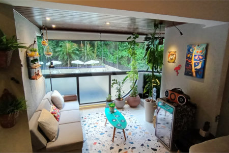 Apartamento à venda com 2 quartos, sendo 1 suíte, em Pitangueiras, Guarujá, SP
