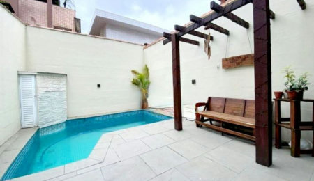 Casa com 4 dormitórios à venda, 160 m² por R$ 1.499.000,00 - Aparecida - Santos/SP