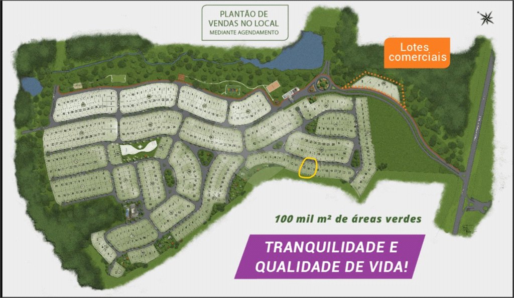 Vende-se terreno em Itatiba no condomínio Ecologie.