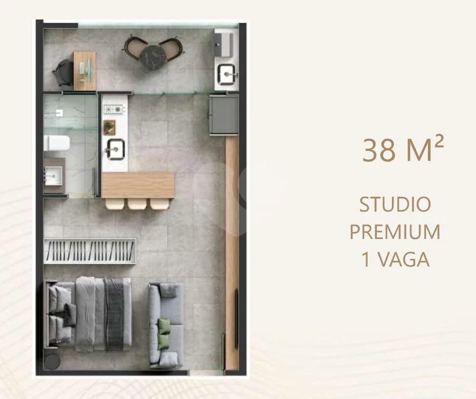 Apartamento 38m²