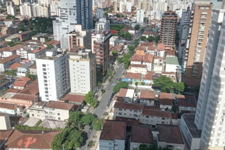 Apartamento com 1 dormitório à venda, 95 m² por R$ 1.600.000,00 - Aparecida - Santos/SP