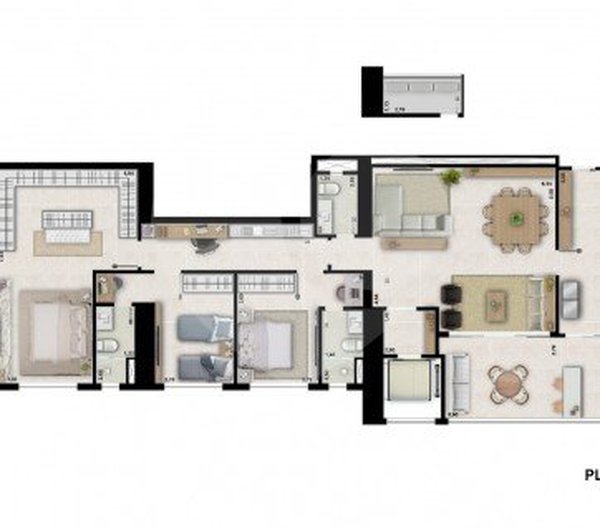 Apartamento 192m² 1