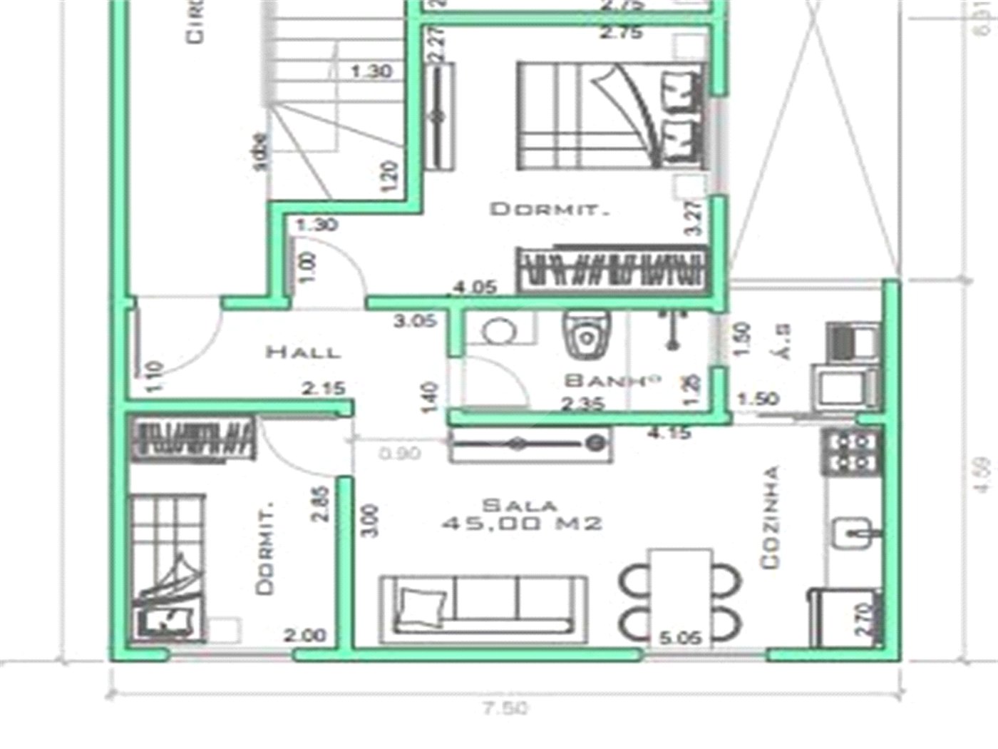 Casa à venda com 2 quartos em Santana, São Paulo, SP