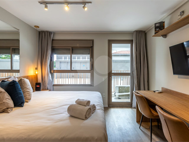 Apartamento à venda ou para alugar com 1 quarto em Vila Madalena, São Paulo, SP