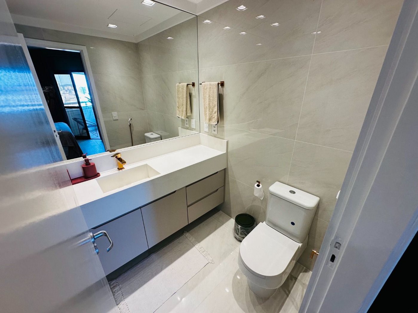 Flat com 1 dormitório para alugar, 43 m² por R$ 7.500,00/mês - Boqueirão - Santos/SP