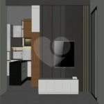 Casa Térrea Evidências - Indaiatuba/SP - Quadra D Lote 15 - Área Total 308,35 m² - Área Construída 201,81 m² - TÉRREA - 03 suítes sendo a master com closet; Escritório; Lavabo; Cozinha com cooktop, forno, micro-ondas e coifa; Móveis planejados na hall de entrada, sala, escritório, cozinha, gourme