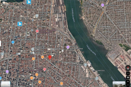 Terreno à venda, 692 m² por R$ 1.700.000,00 - Macuco - Santos/SP