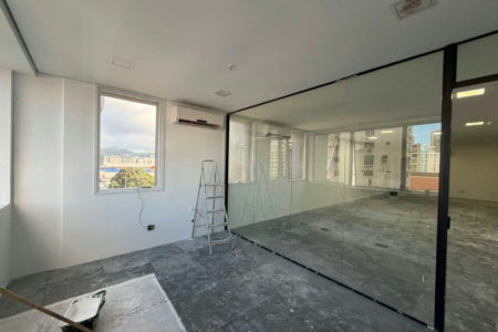 Sala comercial para locação, 127 m² - Gonzaga - Santos/SP
